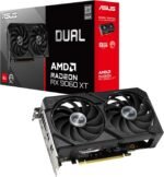 ASUS Dual Radeon RX 9060 XT 8GB GDDR6 Graphics Card (PCIe 5.0, HDMI 2.1b, DisplayPort 2.1a, 2.5-Slot Design, Axial Technology Fan Design, 0dB Technology and More) - Imagen 2