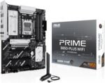 ASUS PRIME B850-PLUS WIFI AMD B850 ATX Motherboard, DDR5, PCIe 5.0 Ready, Three M.2 Slots, Wi-Fi 6E, Realtek 2.5Gb Ethernet, DisplayPort, HDMI, USB 10Gbps Type-A and Type-C, BIOS FlashBack, Aura Sync - Image 2