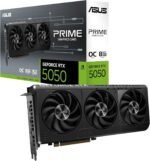ASUS Prime GeForce RTX 5050 8GB GDDR6 OC Edition Graphics Card (PCIe 5.0, 8GB GDDR6, HDMI/DP 2.1, 2.5 Slots, Axial-Tech Fans, Dual BIOS) - Imagen 2