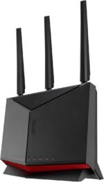ASUS RT-BE86U BE6800 Dual Band WiFi 7 Router, Support 4096-QAM, MLO, AI WAN Detection, AiMesh, Subscription Free Network Security and Comprehensive VPN Functions, Guest Network Pro, Gaming - Imagen 2