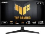 ASUS TUF Gaming VG27VQ3B - 27-Inch Full HD Gaming Monitor, Curved, 180Hz, ELMB Sync, FreeSync, 1ms Response Time, 90% DCI-P3, DisplayWidget Center - Imagen 2