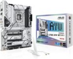 ASUS Z790-AYW WiFi W II Intel Z790 (LGA 1700) ATX Motherboard with PCIe 5.0, 3X M.2, 12+1 DrMOS, DDR5, WiFi 6, 2.5GB LAN, HDMI, USB 10Gbps Type-C, USB 10Gbps Type-C, Thunderbolt, USB4, Aura - Imagen 2