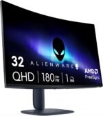 Alienware 32 Gaming Monitor - AW3225DM, QHD (2560x1440), 1500R Curved, 180Hz, VA, 1ms, AMD FreeSync, VESA AdaptiveSync, 95% DCI-P3, HDR400, DisplayPort, 2 HDMI, 3 USB, - Image 2