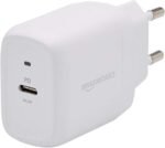 Amazon Basics Wall Charger with 20W USB-C 1-Port, Non-GaN, EU Plug, White, 2.8 x 8.5 x 4.2 cm - Image 2