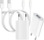 Apple MFi Certified iPhone Charger with Lightning Cable 2M 2Pack, 5W Adapter Plug USB Charger Apple Charger 5V 1A USB Charger for iPhone 14 Pro Max/13/12/11 Pro Max/Mini/XS/XR/X/8/7/6 Plus/5/SE - Imagen 2