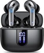 Auriculares Inalámbricos Bluetooth, Auriculares Bluetooth 5.3, 4 Mic con Reducción de Ruido ENC, 50H con Graves, Cascos Inalambricos Bluetooth IP7 Impermeable, Carga Rápida USB-C, Ajuste Cómodo - Imagen 2