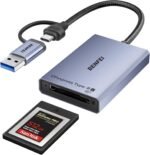 BENFEI CFexpress Type B Card Reader with USB 3.2 (Gen 2) 10Gbps, CFexpress Type B USB-C and USB-A 2-in-1 Adapter, Compatible with Windows/Mac/Linux/Android (Not for XQD Card) - Imagen 2