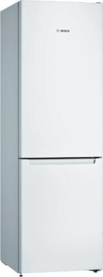 Bosch - Combi Refrigerator, 60 cm, Series 2, NoFrost, LED Lighting, MultiAirFlow, White, KGN36NWEA - Imagen 2