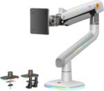 Brazo de Monitor para Monitores Ultraanchos de 32 a 60 Pulgadas, RGB Soporte de Monitor Carga de hasta 20 kg, VESA 75/100 mm - Imagen 2