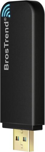 BrosTrend WiFi Adapter Linux 1200Mbps, WiFi USB Linux for Ubuntu, Kali, Mint, Debian, Kubuntu, Mate, Zorin, PureOS, Raspberry Pi, Windows etc. Dual Band 5GHz 867Mbps + 2.4GHz 300Mbps, USB3.0 - Imagen 2