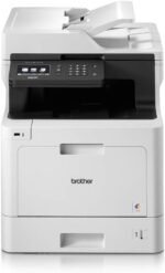 Brother DCP-L8410CDW Professional Color Laser Multifunction Printer 3 in 1 (Print, Copy and Scan, High Speed, WiFi, Double-Sided Printing, LCD), White - Image 2
