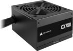 CORSAIR CX750 80 Plus Bronze Low Noise Non-Modular ATX Power Supply 750W - NA - Black - Image 2