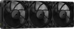 CORSAIR iCUE Link RX120 MAX 120mm PWM Thick Fan with iCUE Link System Hub - High Static Pressure - Liquid Crystal Polymer - Magnetic Dome Bearing - Triple Pack - Black - Imagen 2