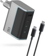 CUKTECH 140W USB C Fast Charger GAN PD 3.1, 4 Ports with 240W Type C Cable 1.5M Charger Compatible MacBook, iPhone 16 Series, iPad, Pixel, and More - Image 2