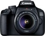 Canon EOS 4000D 18MP CMOS APS-C 9 Point AF Creative Filters Black EF-S 18-55mm III Lens Kit - Imagen 2