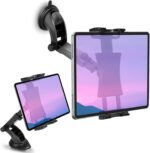 Car Dashboard and Tablet Mount, 360° Rotation Window Mount for iPad Pro 12.9/11/10.5/9.7/Air/Mini, Samsung Galaxy Tab, Tablets and Phone 4.7-12.9 inch, Suction Cup - Imagen 2