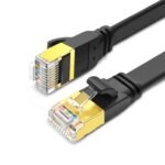 Cat 8 Ethernet Cable, 1m 2m 3m 5m 6m 8m 10m 20m 40Gbps 2000MHz SFTP Network Cable High Speed RJ45 Flat Lan Cable Gigabit Shielded Internet for PS5, PC, TV, Modem, Faster than Cat6/Cat6 7 (1. 6 feet) - Imagen 2