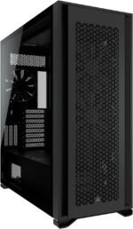Corsair 7000D AIRFLOW Full-Tower ATX PC Chassis, Front Panel with High Air Flow, Three 140mm Fans Included with PWM Repeater, Spacious Interior, Black - Image 2