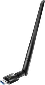 Cudy WU1400 AC1300Mbps WiFi Antenna USB 3.0 WiFi Adapter for PC, WiFi Dongle, 5Ghz/2.4Ghz, 5dBi High Gain Antenna, Support Windows 7/8/8.1/10, Mac OS, Linux - Imagen 2
