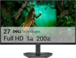 DELL 27 Gaming Monitor - SE2725HG, Full HD (1920x1080), 200Hz, Fast IPS, 1ms, AMD FreeSync Premium, 99% sRGB, VESA (100x100mm), DisplayPort, 2 HDMI, 3 Year Warranty, Black - Image 2