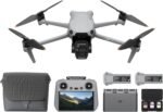 DJI Air 3S Fly More Pack (Remote Control with RC 2 Display), Wide Angle Drone with 1" CMOS and Medium Telecamer, 4K/60 fps, Omnidirectional Obstacle Detection and 3 Batteries to Fly More - Imagen 2