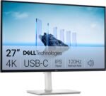 Dell 27 Plus USB-C Monitor - S2725QC, 4K UHD (3840x2160), 120Hz, IPS, 4ms, AMD FreeSync Premium, 99% sRGB, Height Adjustment, Built-in Speakers, 2 USB-C, 2 HDMI, 2 USB, 3 Year Warranty - Image 2