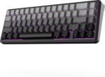 EPOMAKER x Aula F65 Wireless Mechanical Gaming Keyboard, Hot Swappable Custom Keyboard with RGB, Bluetooth/2.4GHz/Cable, Gasket, Lubricated Linear Switches (Ombre Black, Reaper Switch) - Imagen 2