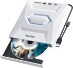 External CD DVD Drive for Laptop, 5 in 1 Ultra Slim Portable USB-C CD+/-RW Laptop DVD Player with SD Card Reader, USB 3.0 Type C, Computer Hub - Image 2