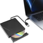 External DVD CD CD Drive USB 3.0 Type-C Portable CD Burner DVD +/-RW Optical Drive CD ROM DVD DVD External Drive for PC Laptop MacBook Windows 7/8/10/11/XP Linux/Mac - Imagen 2