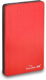 External Hard Drive 2.5" USB3.0 Ultra-thin Portable Hard Drive Storage Compatible with Mac, PC, Laptop, MacBook, (Red, 500, GB) - Image 2