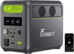 FOSSiBOT Portable power station F1200, 1024Wh LiFePO4, with 2 AC outputs of 1200W (Power Lifting 2400W), 100W Typ-C, Quick Charge 49min.de 0-80%, Solar Generator for home/caravan/camping - Image 2