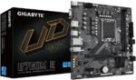 GIGABYTE B760M E Motherboard - Supports 14th Gen Intel Core Processors, 6+1+1 Phase VRM, up to 7200MHz DDR5 (OC), 2xPCIe 4.0 M.2, LAN 1GbE, USB 3.2 Gen 1 - Image 2
