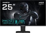 GIGABYTE GS25F2A Gaming Monitor 25" FHD - 1920x1080, 240Hz, 1ms, 300CD/m², HDR 10 Display, HDMI 2.0, DisplayPort 1.4 - Imagen 2