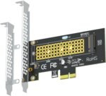 GLOTRENDS PA09-X1 M.2 NVMe to PCIe X1 Adapter for M.2 NVMe SSD 2230/2242/2260/2280, PCIe X1 Installation - Image 2
