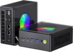 GMKtec Gaming PC, K11 AMD Ryzen 9 8945HS(8C/16T, bis zu 5.2GHz), 32GB DDR5 RAM 1TB Mini PC Desktop Computer, Oculink, Dual Nic 2.5GbE LAN, HDMI/DisplayPort/USB4*2 - Imagen 2