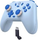 GameSir Nova Lite Wireless Controller – 2.4G & Bluetooth Gamepad for Windows PC, iPhone, Android, Switch & Steam Deck – Hall Effect Triggers, Turbo Function, Rumble Vibration (Sky Blue) - Image 2