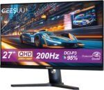 Gaming Monitor 27 Inches, PC Computer Screen 200Hz, QHD 1440p, IPS, 95% DCI-P3, Low Light Blue, Light Blue, Blinking, HDMI 2.1 & DP 1.4 - Imagen 2