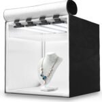 HAVOX - Photo Studio HPB-40XD - Portable light box with four tilting LED strips - 40x40x40cm lightbox - 5500K illumination - 26,000 lumens - Anti-glare system - Imagen 2