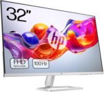 HP 532sf - 31.5" FHD Monitor (1920x1080, VA, 100 Hz, 7ms, 99% sRGB, 300 Nits, Contrast 3000:1) Black with Silver Support - Image 2