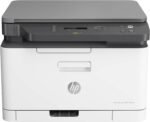 HP Color Laser MFP 178nw 4ZB96A, Multifunction Color Laser Printer, Prints, Scan and Copy, Wi-Fi, Ethernet, USB 2.0 High Speed, Smart App, LCD Control Panel, White and Grey - Imagen 2