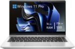 HP EliteBook 645 G9 Laptop Business Computer, 14 Inch FHD (1920 x 1080), AMD Ryzen 5 Pro 5675U, 16GB RAM, 256GB SSD, QWERTY Keyboard, Windows 11 Pro (Renewed) - Imagen 2
