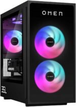 HP OMEN 35L GT16-0067ns Gaming Desktop (AMD Ryzen 7 8700F Processor, 32GB DDR5 RAM, 1TB PCIe Gen4 SSD, NVIDIA GeForce RTX 5070 12GB, FreeDOS) - Black - Imagen 2