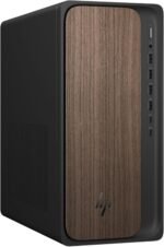 HP OmniDesk AI Desktop Computer (Intel Core Ultra 7 265, 32GB DDR5 RAM, 1TB SSD, Intel Graphics, Windows 11 Home) - Wood - Image 2