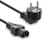 Inline 22098 - Cable de alimentación, Enchufe Schuko CEE-7/7, 90 ° a Toma IEC-320-C15, 1,8 m, Color - Image 2