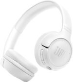 JBL Tune 530 BT, Auriculares supraaurales inálambricos con Bluetooth 6.0, 76 Horas de reproducción con JBL Pure Bass, Plegables, Google Fast Pair, Microsoft Swift Pair, Blanco - Imagen 2