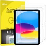 JETech Screen Protector for iPad (A16) 11th/10th Generation (2025/2022), 9H Tempered Glass Film, HD Clear, 2-Pack - Imagen 2