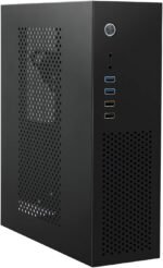 JOYJOM Micro ATX Case: Black - 7.3L, Support Micro ATX, ITX, Vertical and Horizontal, Air, Alloy Steel - Imagen 2