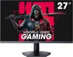 KOORUI Monitor 27 Inches, Gaming Monitor 240Hz, FHD Computer Display, 1ms, Adaptive Sync (1920 x 1080p, DCI-P3 90%, SRGB 100%, HDMI, DisplayPort, VESA 75x75) - Imagen 2
