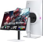 KTC 320hz Gaming Monitor 27 Inches, 300Hz240hz, QHD Monitor White, Fast IPS, 1ms, 2K 2560 x 1440P, Freesync & G-Sync, 144% sRGB, HDR400, Low Blue Light, VESA 100x100, DP1.4/HDMI 2.1 - Image 2