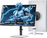 KTC Mini LED Monitor | 27 Inches | 2K@180Hz QHD 2560x1440P | VESA Display HDR1400 | 1ms | Adaptive Sync | 148% sRGB | HDMIx2, DPx1 | Vertical and Wall Mount Bracket | White M27T6 - Imagen 2